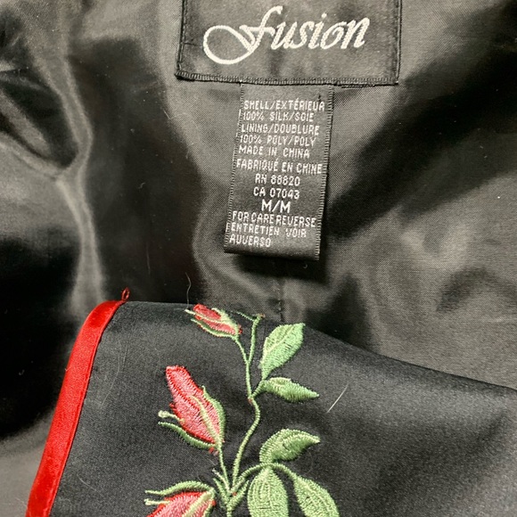 Fusion Black Embroidered Authentic Chinese Style - Picture 8 of 12